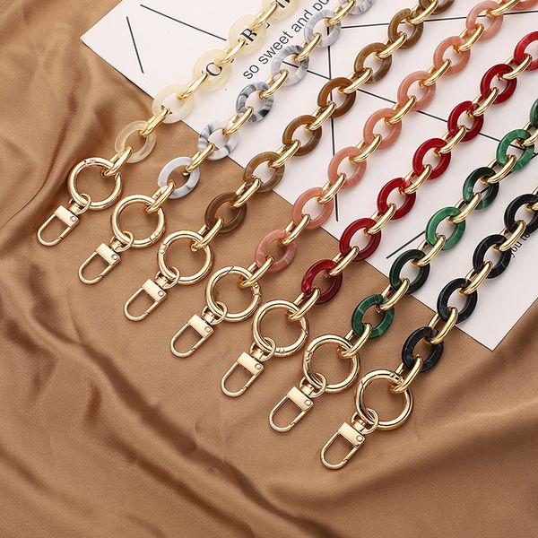 bag parts accessories women strap ornament acrylic resin chain mixed gold retro detachable shoulder handle decoration 221119, Black
bag parts accessories women strap ornament acrylic resin chain mixed gold retro detachable shoulder handle decoration 221119, Black
