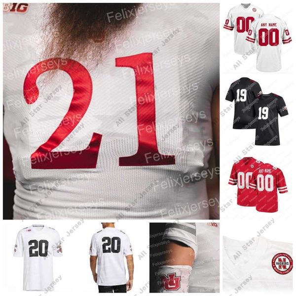 american college football wear 2020 nebraska cornhuskers luke mccaffrey scott frost adrian martinez matt masker logan smothers brayden mille, Black
american college football wear 2020 nebraska cornhuskers luke mccaffrey scott frost adrian martinez matt masker logan smothers brayden mille, Black
