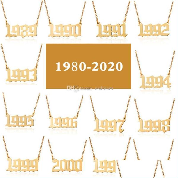pendant necklaces stainless steel birthday year number pendant necklace sier gold chains initial necklaces for women fashion jewelry dhrfn, Silver
pendant necklaces stainless steel birthday year number pendant necklace sier gold chains initial necklaces for women fashion jewelry dhrfn, Silver