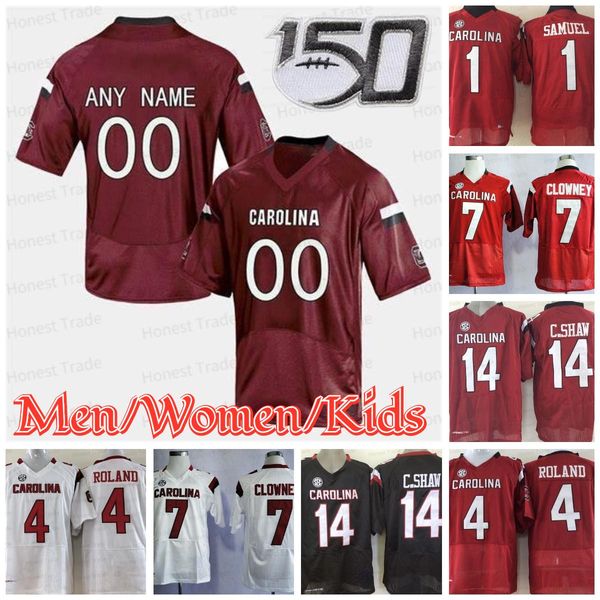 american college football wear custom south carolina football jersey 7 jadeveon clowney 1 deebo samuel 14 connor shaw 21 marcus lattimore 4, Black
american college football wear custom south carolina football jersey 7 jadeveon clowney 1 deebo samuel 14 connor shaw 21 marcus lattimore 4, Black