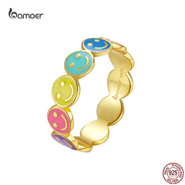 solitaire ring genuine 925 sterling silver rainbow smile s stackabl for women lucky face gold plated fine party jewelry 221121, Golden;silver
solitaire ring genuine 925 sterling silver rainbow smile s stackabl for women lucky face gold plated fine party jewelry 221121, Golden;silver