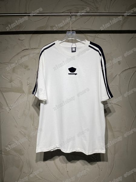 xinxinbuy men designer tee t shirt paris chest letter embroidery sleeve stripe short sleeve cotton women white black red xs-xl, Black;brown
xinxinbuy men designer tee t shirt paris chest letter embroidery sleeve stripe short sleeve cotton women white black red xs-xl, Black;brown