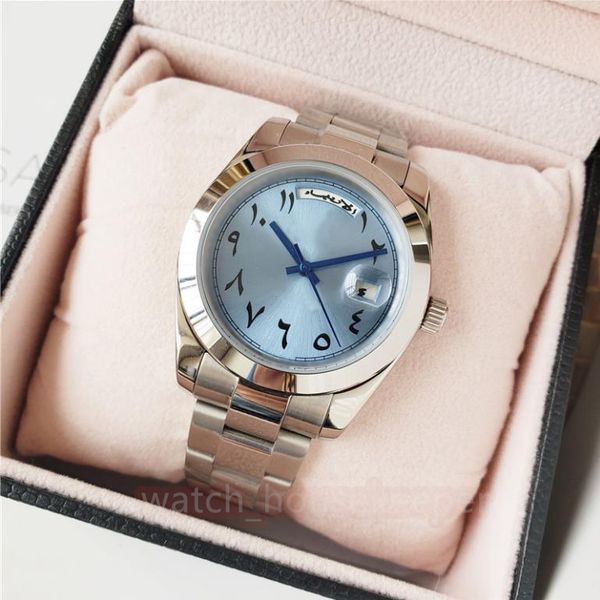 men's classic business watch 40mm automatic mechanical stainless steel strap waterproof sapphire double calendar luminous watch, Slivery;brown
men's classic business watch 40mm automatic mechanical stainless steel strap waterproof sapphire double calendar luminous watch, Slivery;brown