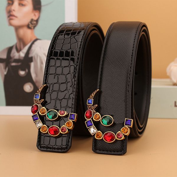 belts designers luxurys belt with trendy business metal buckle belt gemstone setting design casual versatile womanbelt material leather widt, Black;brown
belts designers luxurys belt with trendy business metal buckle belt gemstone setting design casual versatile womanbelt material leather widt, Black;brown
