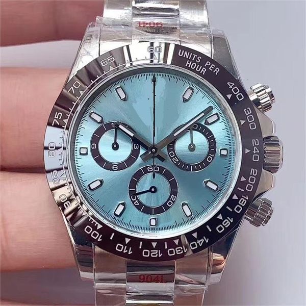 ice blue index platinum man watch chronograph designer for couples wristwatch annual mechanical movement diving mens watch 904l ceramic beze, Slivery;brown
ice blue index platinum man watch chronograph designer for couples wristwatch annual mechanical movement diving mens watch 904l ceramic beze, Slivery;brown