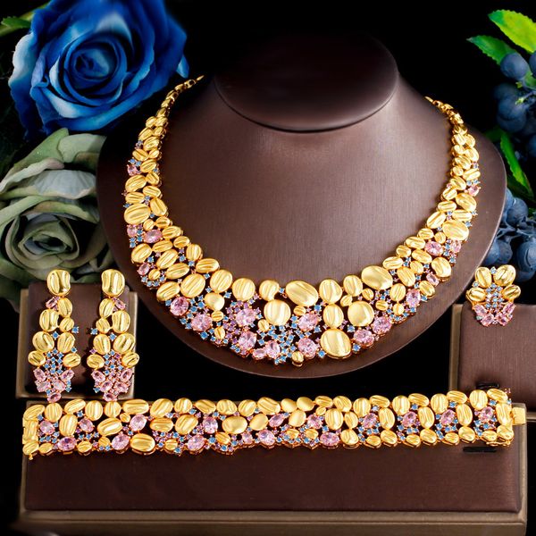 wedding jewelry sets threegraces 4pcs luxury multicolor cubic zirconia nigerian dubai bridal party necklace set for women bride tz719 221119, Slivery;golden
wedding jewelry sets threegraces 4pcs luxury multicolor cubic zirconia nigerian dubai bridal party necklace set for women bride tz719 221119, Slivery;golden