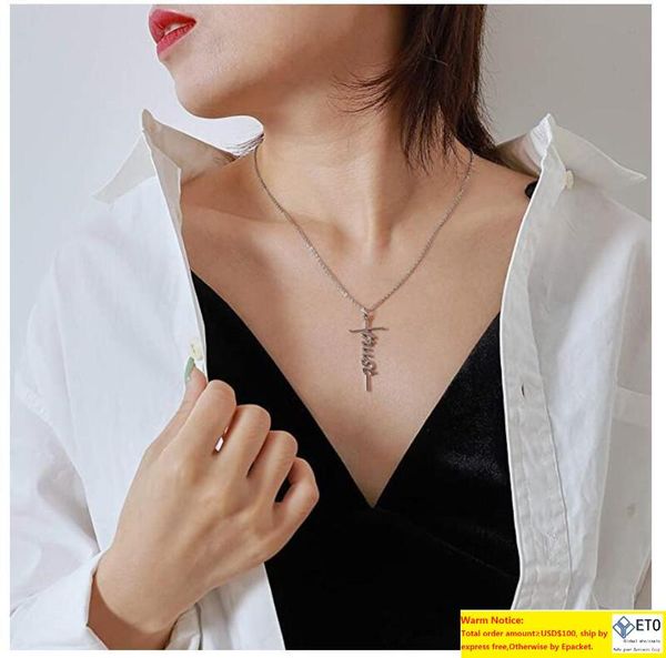 trust cross religion pendant necklace girls women letter chokers statement card jewelry gift silver gold
trust cross religion pendant necklace girls women letter chokers statement card jewelry gift silver gold