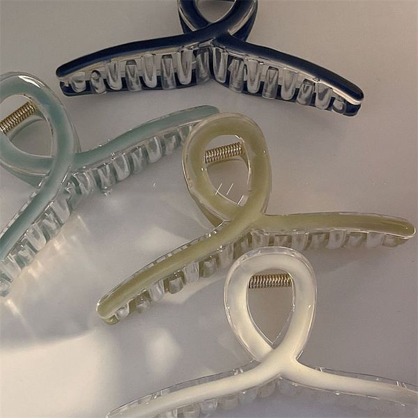 korean style large solid color clamps hair claws women simple hairpin fashion girls hair clips hair accessorie, Slivery;golden
korean style large solid color clamps hair claws women simple hairpin fashion girls hair clips hair accessorie, Slivery;golden