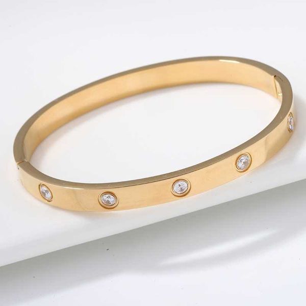 kajia ten diamond zircon stainless steel bracelet classic fashion buckle titanium women's rose gold0009, Black
kajia ten diamond zircon stainless steel bracelet classic fashion buckle titanium women's rose gold0009, Black