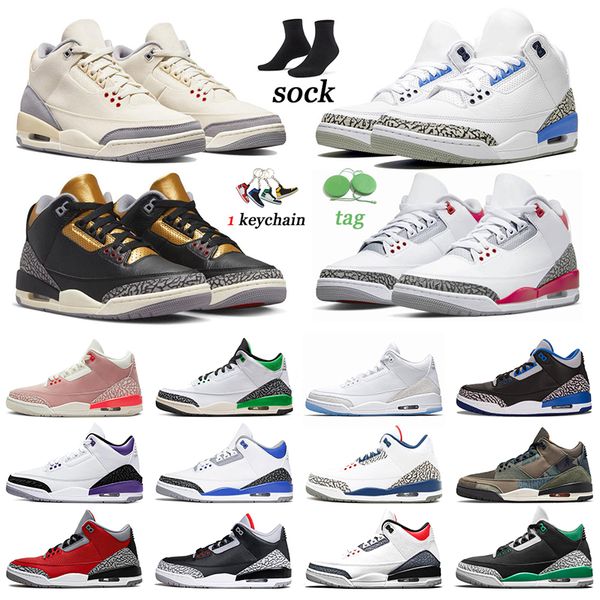 jumpman 3 3s iii men women basketball shoes racer blue winterized black cement unc fire red lucky green muslin pure white sports sneakers tr, White;red
jumpman 3 3s iii men women basketball shoes racer blue winterized black cement unc fire red lucky green muslin pure white sports sneakers tr, White;red