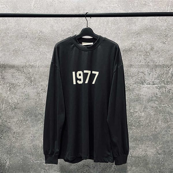 loose designer men hoody essentials hoodies pullover sweatshirts season double thread high loose casual 1977 flocked round neck long sleeve, Black
loose designer men hoody essentials hoodies pullover sweatshirts season double thread high loose casual 1977 flocked round neck long sleeve, Black