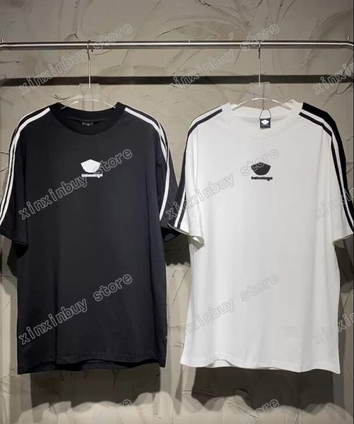 xinxinbuy men designer tee t shirt paris chest letter embroidery sleeve stripe short sleeve cotton women white black red xs-l, Black;brown
xinxinbuy men designer tee t shirt paris chest letter embroidery sleeve stripe short sleeve cotton women white black red xs-l, Black;brown