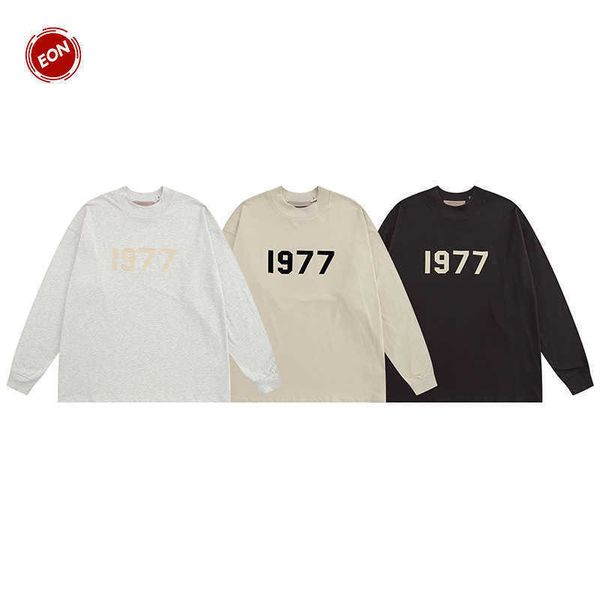mens hoodies essentialss fashion woman's sweatshirt eon men's wear new double thread 1977 flocked long sleeve t-shirt, Black
mens hoodies essentialss fashion woman's sweatshirt eon men's wear new double thread 1977 flocked long sleeve t-shirt, Black