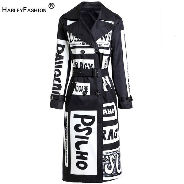 women's trench coats harleyfashion autumn winter women long coat letters printing high street stylish graffiti casual quality windbreak, Tan;black
women's trench coats harleyfashion autumn winter women long coat letters printing high street stylish graffiti casual quality windbreak, Tan;black
