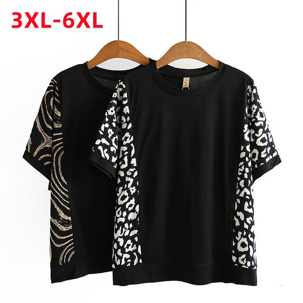 women's plus size tshirt ladies summer plus size for women large size short sleeve loose black cotton leopard print tshirt 3xl 4xl 5xl
women's plus size tshirt ladies summer plus size for women large size short sleeve loose black cotton leopard print tshirt 3xl 4xl 5xl