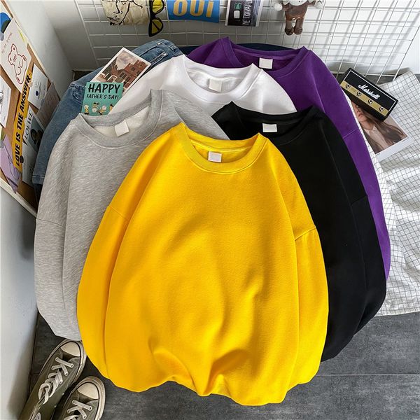 men's hoodies sweatshirts plus velvet fashion sweater korean version of the trend couple longsleeved brand loose allmatch coat 221119, Black
men's hoodies sweatshirts plus velvet fashion sweater korean version of the trend couple longsleeved brand loose allmatch coat 221119, Black
