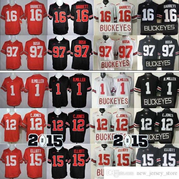 american college football wear ncaa ohio state buckeyes college football wear jerseys 1 braxton miller 12 cardale jones 15 ezekiel elliott 1, Black
american college football wear ncaa ohio state buckeyes college football wear jerseys 1 braxton miller 12 cardale jones 15 ezekiel elliott 1, Black