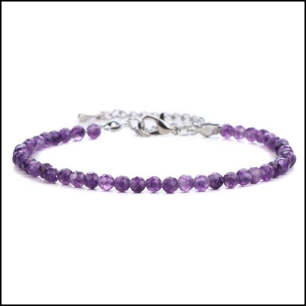 beaded bohemian 4mm tiny bead bracelets natural stone beaded faceted crystal amethyst bracelet with sier chain for women drop delive dhmbf, Black
beaded bohemian 4mm tiny bead bracelets natural stone beaded faceted crystal amethyst bracelet with sier chain for women drop delive dhmbf, Black