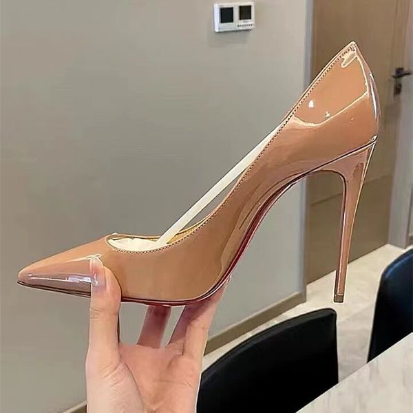 designer pointed shoes brand high heels women pumps 8cm 10cm 12cm nude black patent leather shiny red soled wedding shoes with box 35-44
designer pointed shoes brand high heels women pumps 8cm 10cm 12cm nude black patent leather shiny red soled wedding shoes with box 35-44