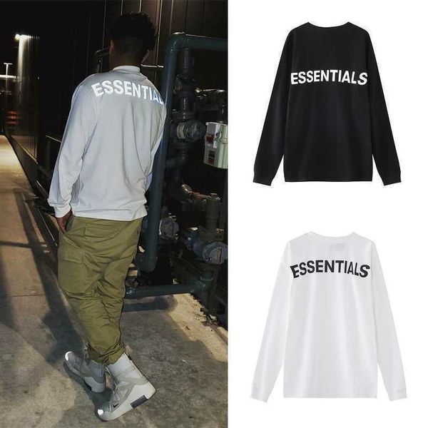mens hoodies essentialss fashion woman's sweatshirt brand double thread reflective alphabet long sleeve t-shirt loose couple shirt, Black
mens hoodies essentialss fashion woman's sweatshirt brand double thread reflective alphabet long sleeve t-shirt loose couple shirt, Black