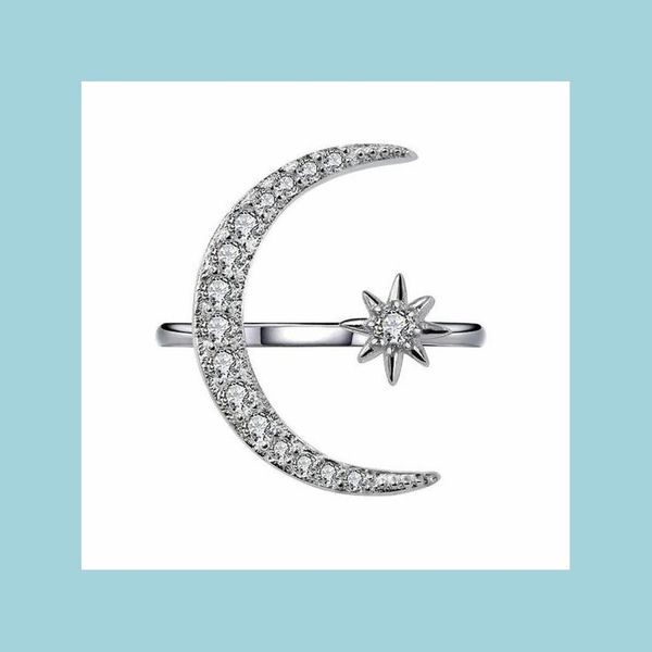cluster rings crystal moon ring diamond star rings adjustable engagement rins fashion jewelry for women drop delivery dhzpb, Golden;silver
cluster rings crystal moon ring diamond star rings adjustable engagement rins fashion jewelry for women drop delivery dhzpb, Golden;silver