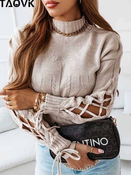 women's knits tees taovk women's solid color hemp flower high neck pullover sweater sleeve cutout casual knitted warm jumper t2210, White
women's knits tees taovk women's solid color hemp flower high neck pullover sweater sleeve cutout casual knitted warm jumper t2210, White