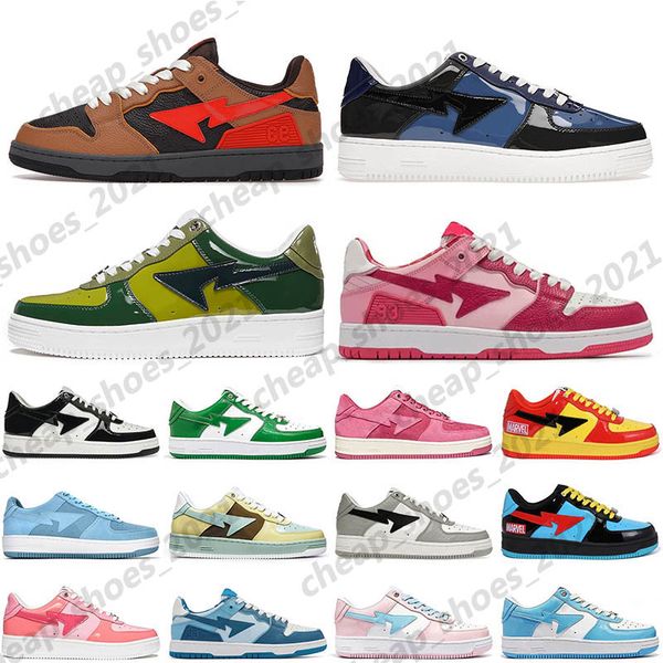 wholesale mens sk8 sta casual shoes bapestas baped bapesta black white womens sneakers vintage beige indigo color camo combo pink luxury tra
wholesale mens sk8 sta casual shoes bapestas baped bapesta black white womens sneakers vintage beige indigo color camo combo pink luxury tra