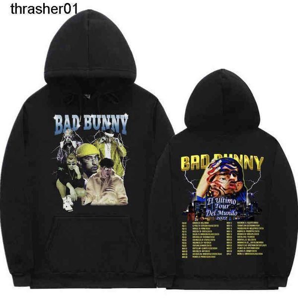 men's hoodies sweatshirts 2022 bad bunny designer men's hoodie women casual pullover loose style fashion hoodies sweatshirt, Black
men's hoodies sweatshirts 2022 bad bunny designer men's hoodie women casual pullover loose style fashion hoodies sweatshirt, Black