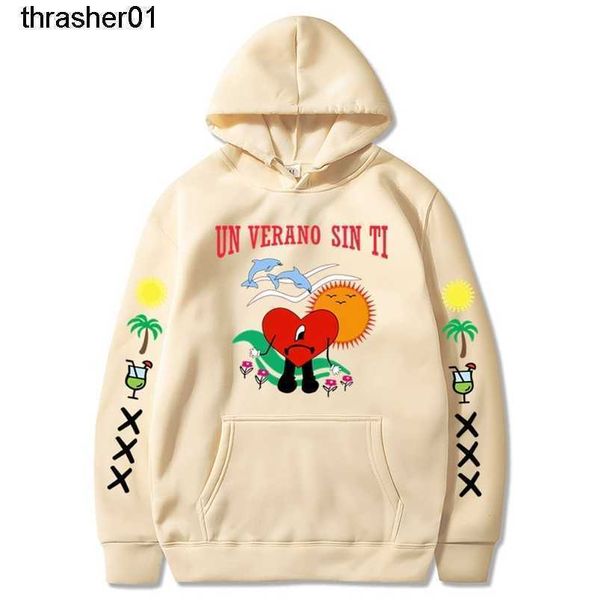 men's hoodies sweatshirts bad bunny designer womens printed hoodie fashion street sweatshirt, Black
men's hoodies sweatshirts bad bunny designer womens printed hoodie fashion street sweatshirt, Black