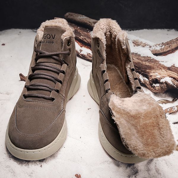 boots high men's winter sneakers motorcycle ankle military cotton wool shoes for men man botas ho 221121, Black
boots high men's winter sneakers motorcycle ankle military cotton wool shoes for men man botas ho 221121, Black