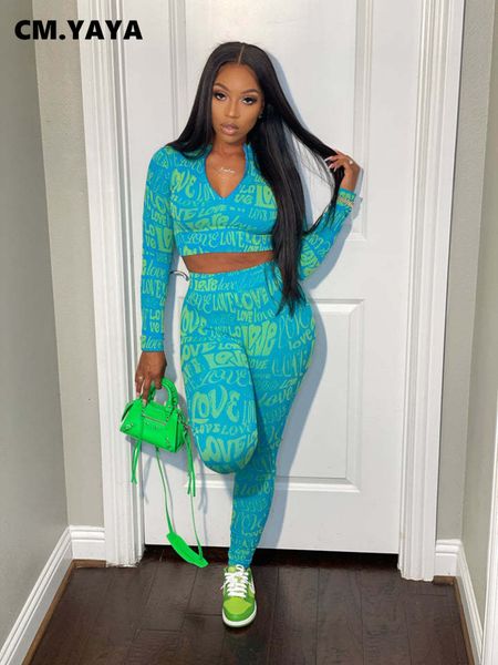 women s two piece pants cm yaya streetwear love letter women 2 set outfits gym sport legging long sleeve yoga tracksuit sweatsuit 221119, White
women s two piece pants cm yaya streetwear love letter women 2 set outfits gym sport legging long sleeve yoga tracksuit sweatsuit 221119, White