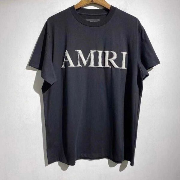 amirs high edition 21ss letter 3d foam print street casual men's short sleeve t-shirt, White;black
amirs high edition 21ss letter 3d foam print street casual men's short sleeve t-shirt, White;black