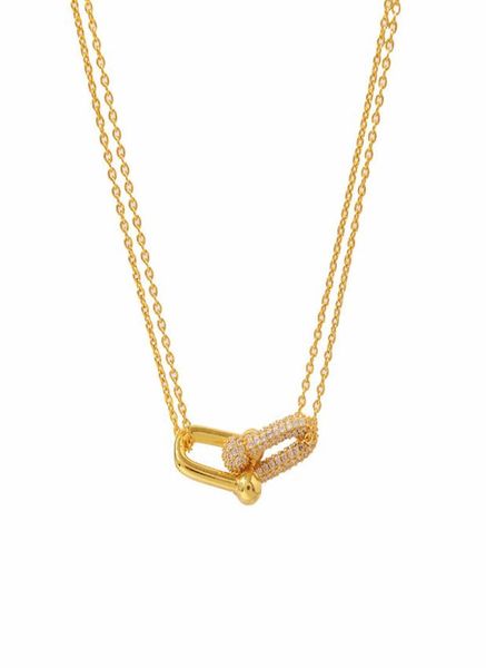 high edition cubic zirconia paved hardwear double link pendant necklace graduated necklace classic designer jewelry mothers039 8652567, Silver
high edition cubic zirconia paved hardwear double link pendant necklace graduated necklace classic designer jewelry mothers039 8652567, Silver