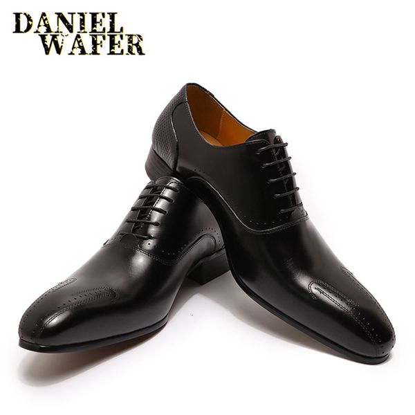 dress shoes winter luxury men genuine leather shoes lace up wedding office business pointed toe formal dress oxford for 221121, Black
dress shoes winter luxury men genuine leather shoes lace up wedding office business pointed toe formal dress oxford for 221121, Black