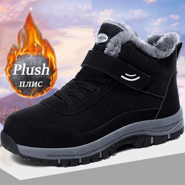 boots leather men women shoes waterproof boot man plush keep warm outdoor ankle military combat walk on ice sneakers 221119, Black
boots leather men women shoes waterproof boot man plush keep warm outdoor ankle military combat walk on ice sneakers 221119, Black