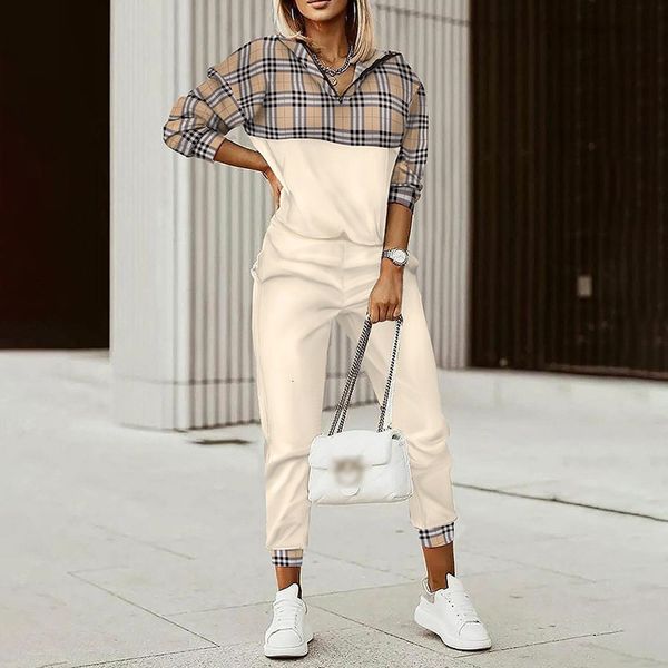 womens two piece pants fashion women zipper front hooded set pcs suit spring autumn casual plaid print pencil pant tracksuits 221121, White
womens two piece pants fashion women zipper front hooded set pcs suit spring autumn casual plaid print pencil pant tracksuits 221121, White