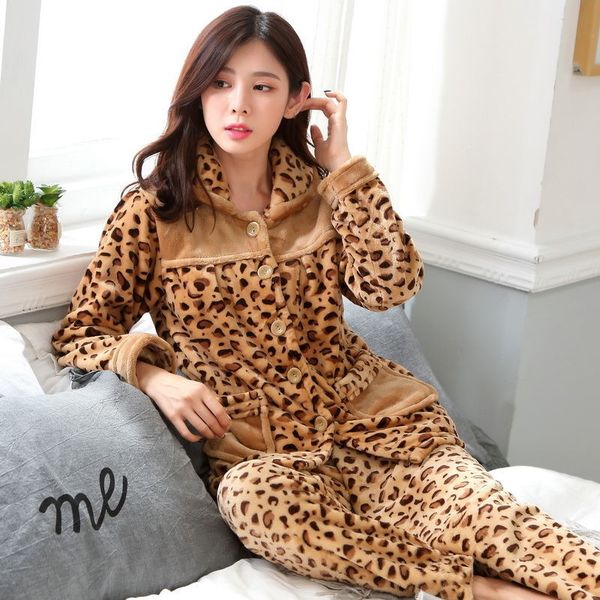 women's sleepwear autumn winter pajamas sets flannel warm pyjamas thick homewear pajama animal female 221119, Black;red
women's sleepwear autumn winter pajamas sets flannel warm pyjamas thick homewear pajama animal female 221119, Black;red