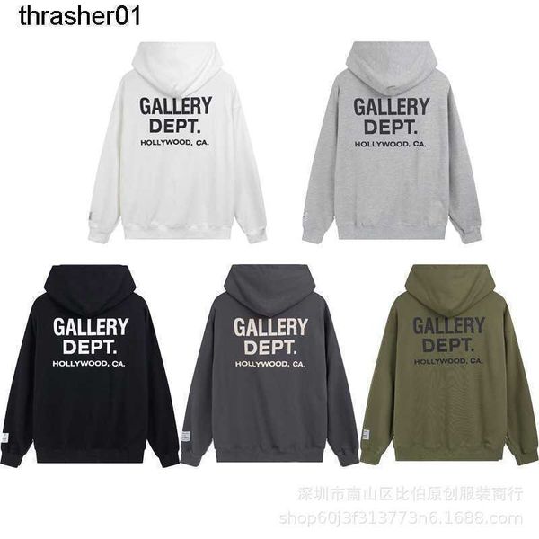 men's hoodies designer sweatshirts fashion brand galery dept classic letter printed hoodie men women jacket fashion hoodie, Black
men's hoodies designer sweatshirts fashion brand galery dept classic letter printed hoodie men women jacket fashion hoodie, Black