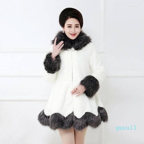 women's fur faux coat female 2022 autumn&winter women plus size long jacket coats, Black
women's fur faux coat female 2022 autumn&winter women plus size long jacket coats, Black
