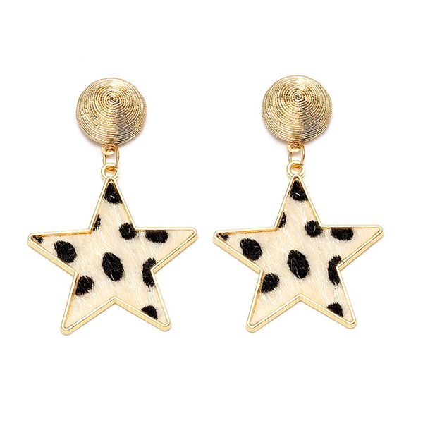 bohemian genuine leather geometric earrings lightweight animal leopard camo print dangles star earrings, Golden
bohemian genuine leather geometric earrings lightweight animal leopard camo print dangles star earrings, Golden