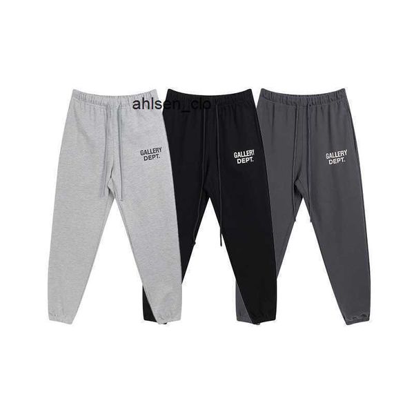 fashion galleryes casual pants dept american brand basic letter printed drawstring pure cotton terry, Black
fashion galleryes casual pants dept american brand basic letter printed drawstring pure cotton terry, Black