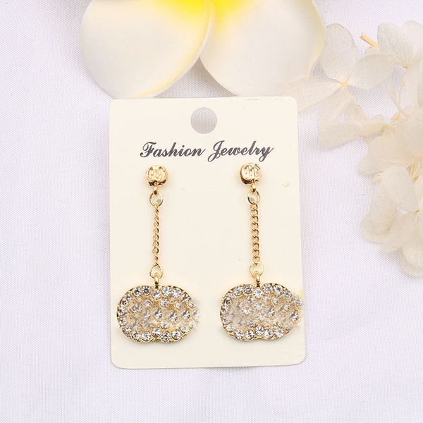 mixed 5 style 18k gold plated luxury brand designers letters stud dangle hoop geometric famous women long eardrop crystal rhinestone chain e, Silver
mixed 5 style 18k gold plated luxury brand designers letters stud dangle hoop geometric famous women long eardrop crystal rhinestone chain e, Silver