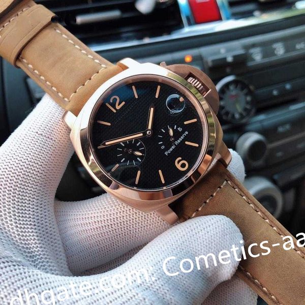 men watch auto 45mm steel power reserve transparent back asia automatic mechanical watches sapphire wristwatches, Slivery;brown
men watch auto 45mm steel power reserve transparent back asia automatic mechanical watches sapphire wristwatches, Slivery;brown