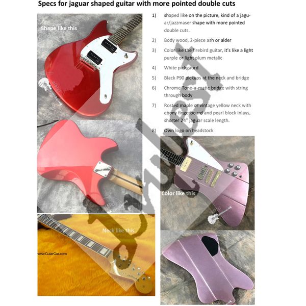 lvylogo own designed shape electric guitar solid purple metalic color alder body.ebony fingerboard and pearl block inlay
lvylogo own designed shape electric guitar solid purple metalic color alder body.ebony fingerboard and pearl block inlay