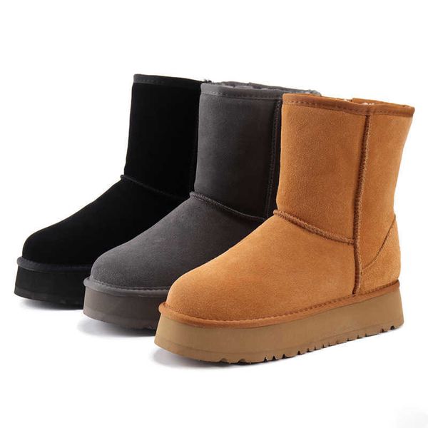 aus tazz snow platform winter boots classic warm boots ultra mini slipper ankle sheepskin fur plush dustbag beautiful gifts antelope reindee, Black
aus tazz snow platform winter boots classic warm boots ultra mini slipper ankle sheepskin fur plush dustbag beautiful gifts antelope reindee, Black