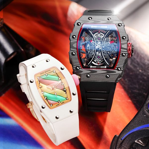 wristwatches feice couple watches pair men and women brand luxury mechanical skeleton wrist watch sapphire glass casual wristwatch 221121, Slivery;brown
wristwatches feice couple watches pair men and women brand luxury mechanical skeleton wrist watch sapphire glass casual wristwatch 221121, Slivery;brown