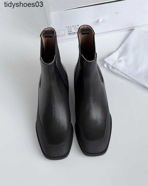 dress shoes the row women's boots women designers rois lycra splice cowhide sleeve short tube flat bottom fashion boots high version si, Black
dress shoes the row women's boots women designers rois lycra splice cowhide sleeve short tube flat bottom fashion boots high version si, Black