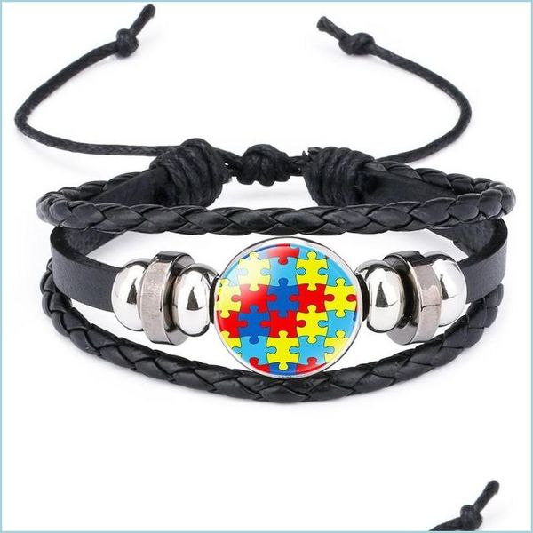 charm bracelets autism glass cabochon bracelet weave adjustable mtilayer wrap bracelets charm fashion jewelry drop delivery dh0pc, Golden;silver
charm bracelets autism glass cabochon bracelet weave adjustable mtilayer wrap bracelets charm fashion jewelry drop delivery dh0pc, Golden;silver