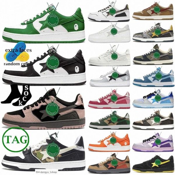 designer bapestas sk8 casual shoes womens mens bapestar baped sta sk8 black white green color camo combo pink pastel pack sax with socks jor
designer bapestas sk8 casual shoes womens mens bapestar baped sta sk8 black white green color camo combo pink pastel pack sax with socks jor