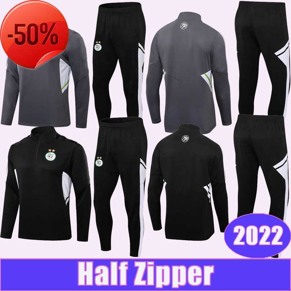 2022 algeria mahrez training wear kit suit soccer jerseys national team bennacer slimani feghouli half zip tracksuit football shirts, Black
2022 algeria mahrez training wear kit suit soccer jerseys national team bennacer slimani feghouli half zip tracksuit football shirts, Black